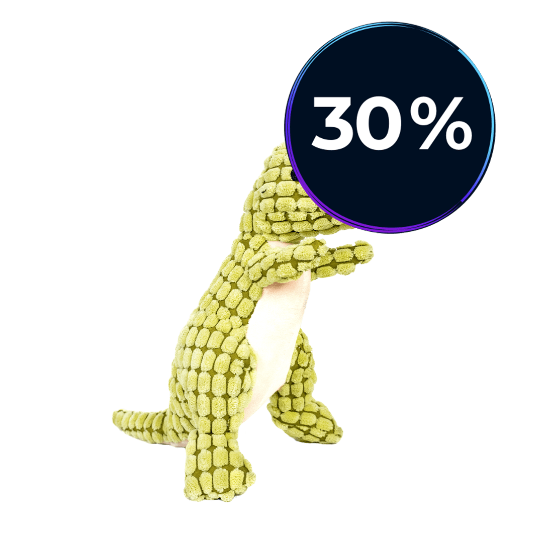 Hundpur® Plüschtier Dino