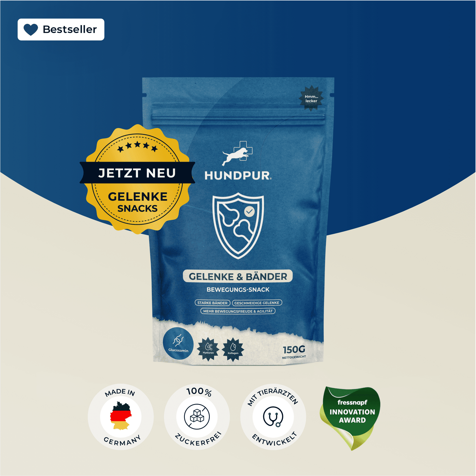 Hundpur® Gelenke & Bänder Bewegungs-Snack